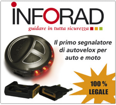 Detectores y avisadores de radares de la marca InfoRad para vehículos y contra las multas